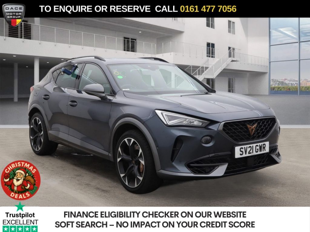 Used 2021 GREY CUPRA FORMENTOR SUV 2.0 TSI VZ Edition SUV 5dr Petrol DSG 4Drive Euro 6 (s/s) (310 ps) (reg. 2021-03-01) for sale in Stockport