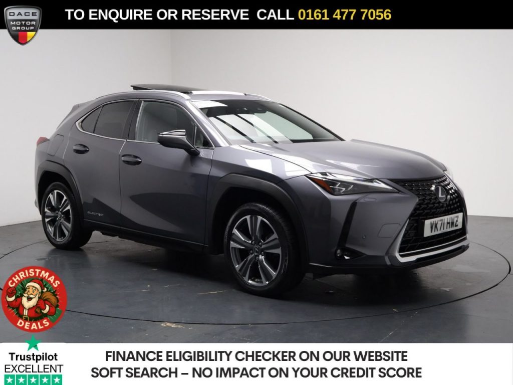 Used 2021 GREY LEXUS UX SUV 300e 54.3kWh SUV 5dr Electric Auto (204 ps) (reg. 2021-12-14) for sale in Stockport