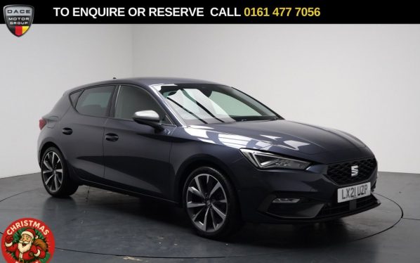 Used 2021 GREY SEAT LEON Hatchback 1.5 TSI EVO FR Sport Hatchback 5dr Petrol Manual Euro 6 (s/s) (130 ps) (reg. 2021-03-03) for sale in Stockport