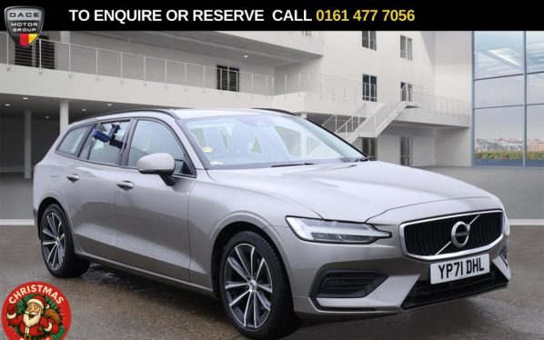 Used 2021 GREY VOLVO V60 Estate 2.0 B3 MHEV Momentum Estate 5dr Petrol Hybrid DCT Auto Euro 6 (s/s) (163 ps) (reg. 2021-11-22) for sale in Stockport