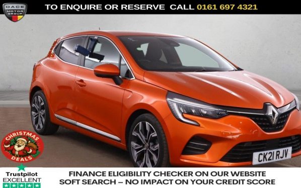 Used 2021 ORANGE RENAULT CLIO Hatchback 1.0 TCe S Edition Hatchback 5dr Petrol CVT A7 Euro 6 (s/s) (100 ps) (reg. 2021-03-25) for sale in Manchester