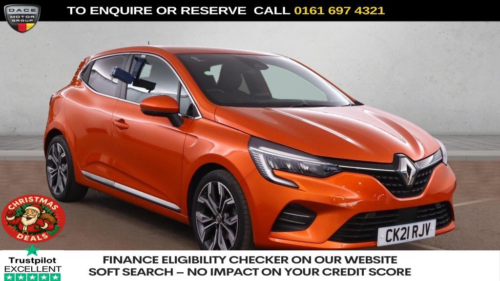 Used 2021 ORANGE RENAULT CLIO Hatchback 1.0 TCe S Edition Hatchback 5dr Petrol CVT A7 Euro 6 (s/s) (100 ps) (reg. 2021-03-25) for sale in Manchester