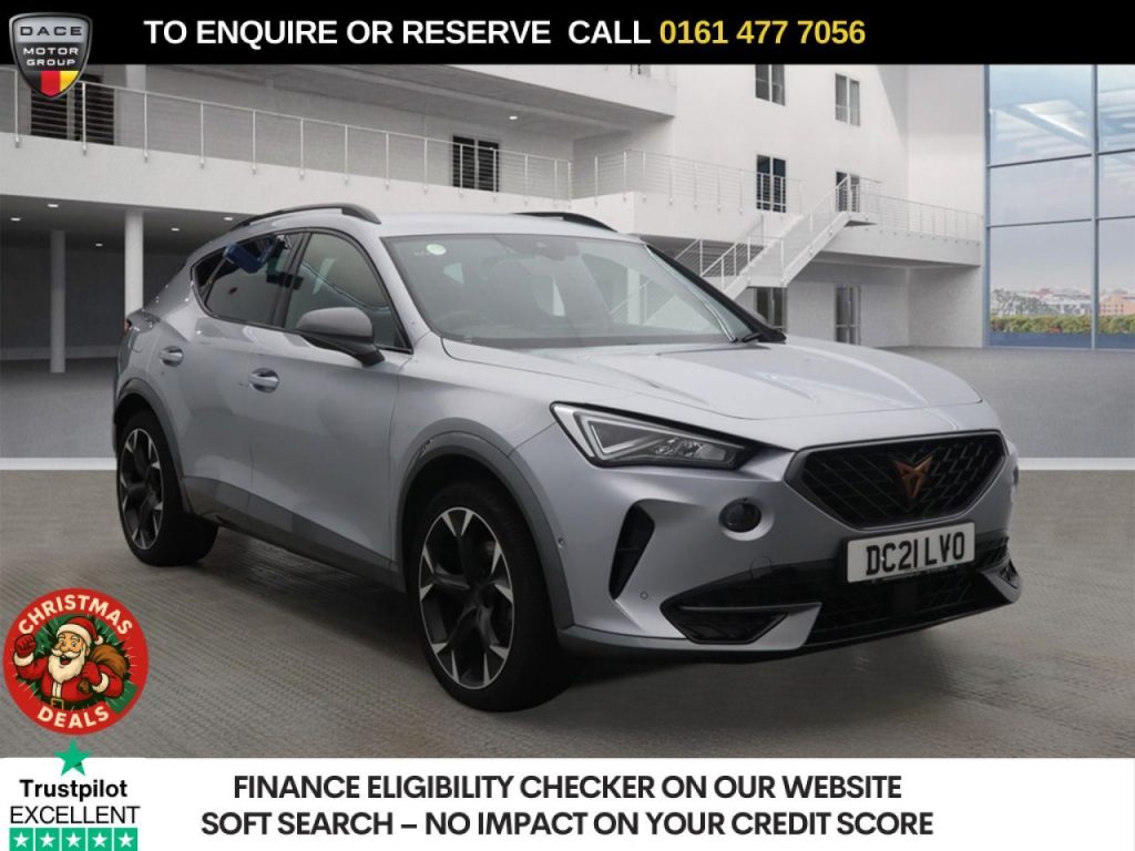 Used 2021 SILVER CUPRA FORMENTOR SUV 1.4 eHybrid 12.8kWh V2 SUV 5dr Petrol Plug-in Hybrid DSG Euro 6 (s/s) (204 ps) (reg. 2021-06-30) for sale in Stockport