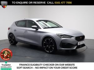Used 2021 SILVER CUPRA LEON Hatchback 1.4 eHybrid 12.8kWh VZ2 Hatchback 5dr Petrol Plug-in Hybrid DSG Euro 6 (s/s) (245 ps) (reg. 2021-11-29) for sale in Stockport