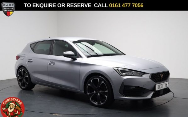 Used 2021 SILVER CUPRA LEON Hatchback 1.4 eHybrid 12.8kWh VZ2 Hatchback 5dr Petrol Plug-in Hybrid DSG Euro 6 (s/s) (245 ps) (reg. 2021-11-29) for sale in Stockport