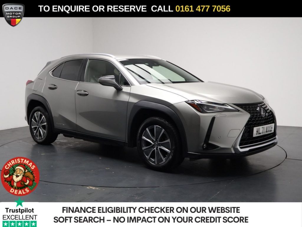 Used 2021 SILVER LEXUS UX SUV 300e 54.3kWh SUV 5dr Electric Auto (204 ps) (reg. 2021-11-29) for sale in Stockport