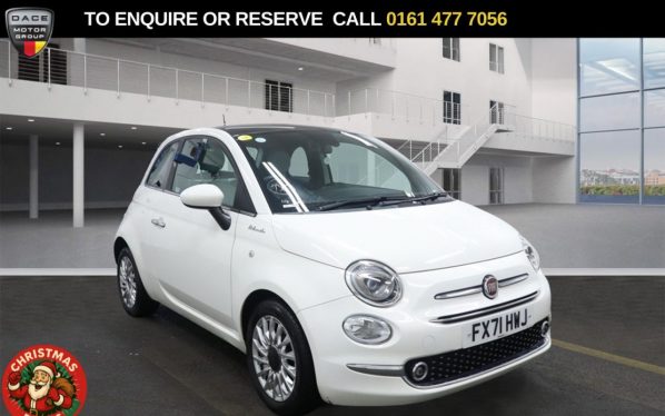 Used 2021 WHITE FIAT 500 Hatchback 1.0 MHEV Dolcevita Hatchback 3dr Petrol Manual Euro 6 (s/s) (70 bhp) (reg. 2021-11-30) for sale in Stockport