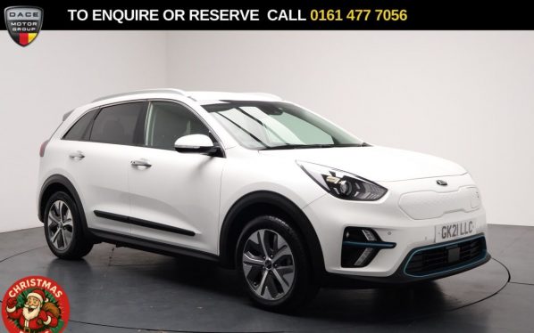 Used 2021 WHITE KIA NIRO SUV 64kWh 3 SUV 5dr Electric Auto (201 bhp) (reg. 2021-03-22) for sale in Stockport