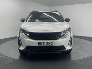 Used 2021 WHITE PEUGEOT 3008 SUV 1.6 13.2kWh GT SUV 5dr Petrol Plug-in Hybrid e-EAT Euro 6 (s/s) (225 ps) (reg. 2021-09-14) for sale in Manchester