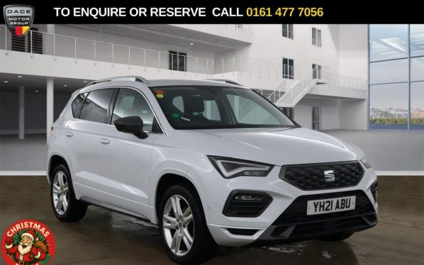 Used 2021 WHITE SEAT ATECA SUV 1.5 TSI EVO FR SUV 5dr Petrol DSG Euro 6 (s/s) (150 ps) (reg. 2021-03-12) for sale in Stockport