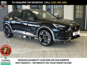 Used 2022 BLACK CUPRA FORMENTOR SUV 1.5 TSI V2 SUV 5dr Petrol DSG Euro 6 (s/s) (150 ps) (reg. 2022-06-21) for sale in Stockport