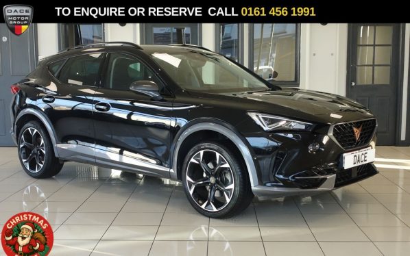 Used 2022 BLACK CUPRA FORMENTOR SUV 1.5 TSI V2 SUV 5dr Petrol DSG Euro 6 (s/s) (150 ps) (reg. 2022-06-21) for sale in Stockport