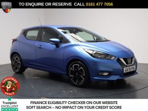 Used 2022 BLUE NISSAN MICRA Hatchback 1.0 IG-T Acenta Hatchback 5dr Petrol Manual Euro 6 (s/s) (92 ps) (reg. 2022-01-31) for sale in Stockport