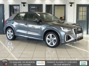 Used 2022 GREY AUDI Q2 SUV 2.0 TDI 30 S line SUV 5dr Diesel S Tronic Euro 6 (s/s) (116 ps) (reg. 2022-03-30) for sale in Altrincham