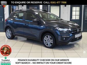 Used 2022 GREY DACIA SANDERO STEPWAY Hatchback 1.0 TCe Comfort Hatchback 5dr Petrol Manual Euro 6 (s/s) (90 ps) (reg. 2022-06-23) for sale in Stockport