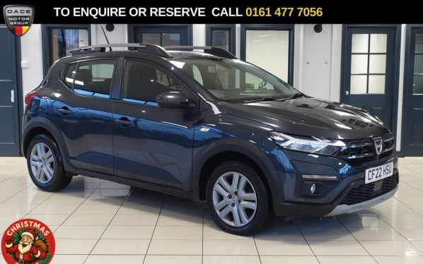 Used 2022 GREY DACIA SANDERO STEPWAY Hatchback 1.0 TCe Comfort Hatchback 5dr Petrol Manual Euro 6 (s/s) (90 ps) (reg. 2022-06-23) for sale in Stockport