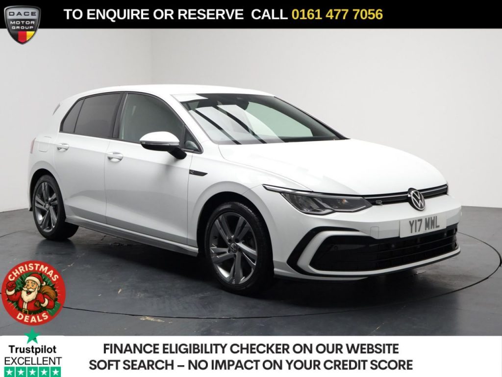 Used 2022 WHITE VOLKSWAGEN GOLF Hatchback 1.5 eTSI MHEV R-Line Hatchback 5dr Petrol Hybrid DSG Euro 6 (s/s) (150 ps) (reg. 2022-05-31) for sale in Stockport