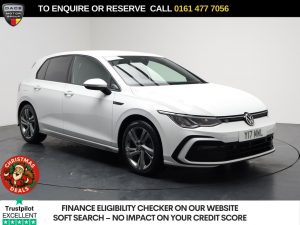 Used 2022 WHITE VOLKSWAGEN GOLF Hatchback 1.5 eTSI MHEV R-Line Hatchback 5dr Petrol Hybrid DSG Euro 6 (s/s) (150 ps) (reg. 2022-05-31) for sale in Stockport