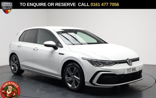 Used 2022 WHITE VOLKSWAGEN GOLF Hatchback 1.5 eTSI MHEV R-Line Hatchback 5dr Petrol Hybrid DSG Euro 6 (s/s) (150 ps) (reg. 2022-05-31) for sale in Stockport