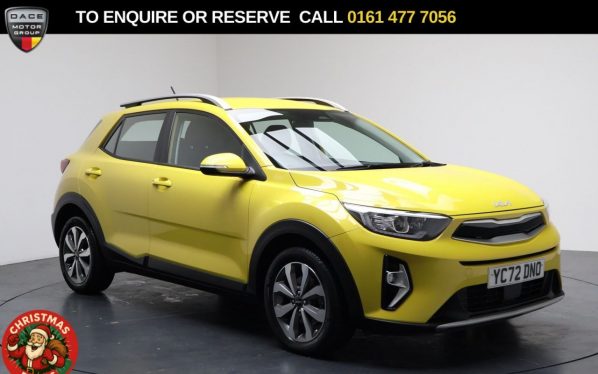 Used 2022 YELLOW KIA STONIC SUV 1.0 T-GDi 2 SUV 5dr Petrol Manual Euro 6 (s/s) (99 bhp) (reg. 2022-10-28) for sale in Stockport
