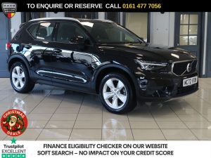 Used 2023 BLACK VOLVO XC40 SUV 2.0 B3 MHEV Core SUV 5dr Petrol Hybrid DCT Auto Euro 6 (s/s) (163 ps) (reg. 2023-01-26) for sale in Stockport