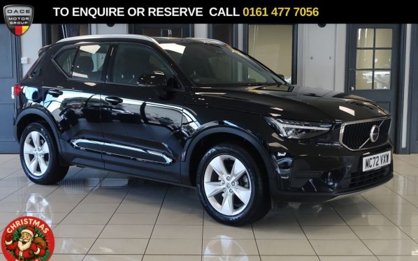 Used 2023 BLACK VOLVO XC40 SUV 2.0 B3 MHEV Core SUV 5dr Petrol Hybrid DCT Auto Euro 6 (s/s) (163 ps) (reg. 2023-01-26) for sale in Stockport