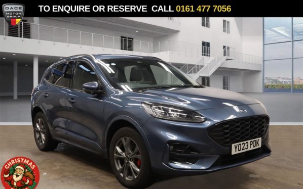 Used 2023 BLUE FORD KUGA SUV 2.5 Duratec 14.4kWh ST-Line Edition SUV 5dr Petrol Plug-in Hybrid CVT Euro 6 (s/s) (225 ps) (reg. 2023-08-01) for sale in Stockport