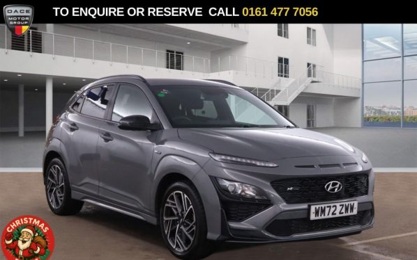 Used 2023 GREY HYUNDAI KONA SUV 1.0 T-GDi MHEV N Line SUV 5dr Petrol Hybrid Manual Euro 6 (s/s) (120 ps) (reg. 2023-01-20) for sale in Stockport