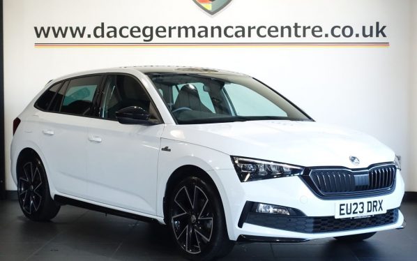 Used 2023 WHITE SKODA SCALA Hatchback 1.5 TSI Monte Carlo Hatchback 5dr Petrol DSG Euro 6 (s/s) (150 ps) (reg. 2023-04-18) for sale in Altrincham