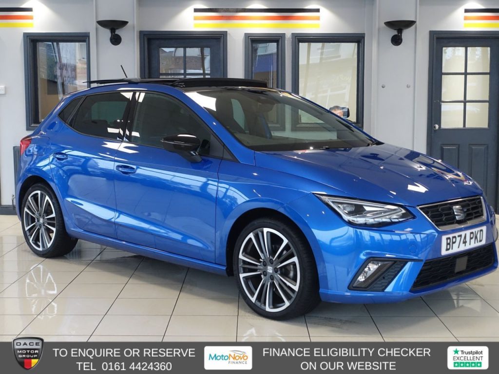 Used 2025 BLUE SEAT IBIZA Hatchback 1.0 TSI Anniversary Limited Edition Hatchback 5dr Petrol DSG Euro 6 (s/s) (115 ps) (reg. 2025-01-31) for sale in Altrincham