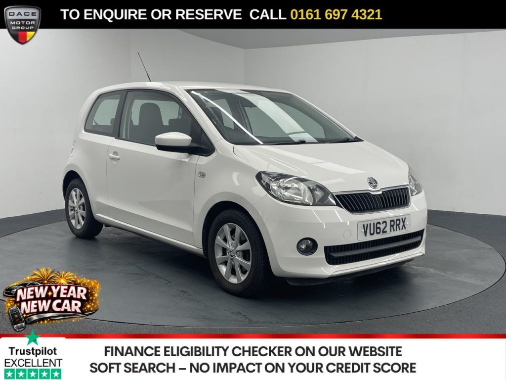 Used 2012 WHITE SKODA CITIGO Hatchback 1.0 MPI GreenTech Elegance Hatchback 3dr Petrol Manual Euro 5 (s/s) (60 ps) (reg. 2012-09-01) for sale in Manchester