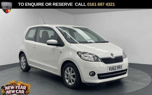 Used 2012 WHITE SKODA CITIGO Hatchback 1.0 MPI GreenTech Elegance Hatchback 3dr Petrol Manual Euro 5 (s/s) (60 ps) (reg. 2012-09-01) for sale in Manchester