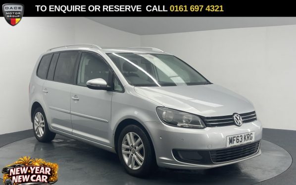 Used 2013 SILVER VOLKSWAGEN TOURAN MPV 1.6 TDI SE MPV 5dr Diesel Manual Euro 5 (105 ps) (reg. 2013-09-25) for sale in Manchester