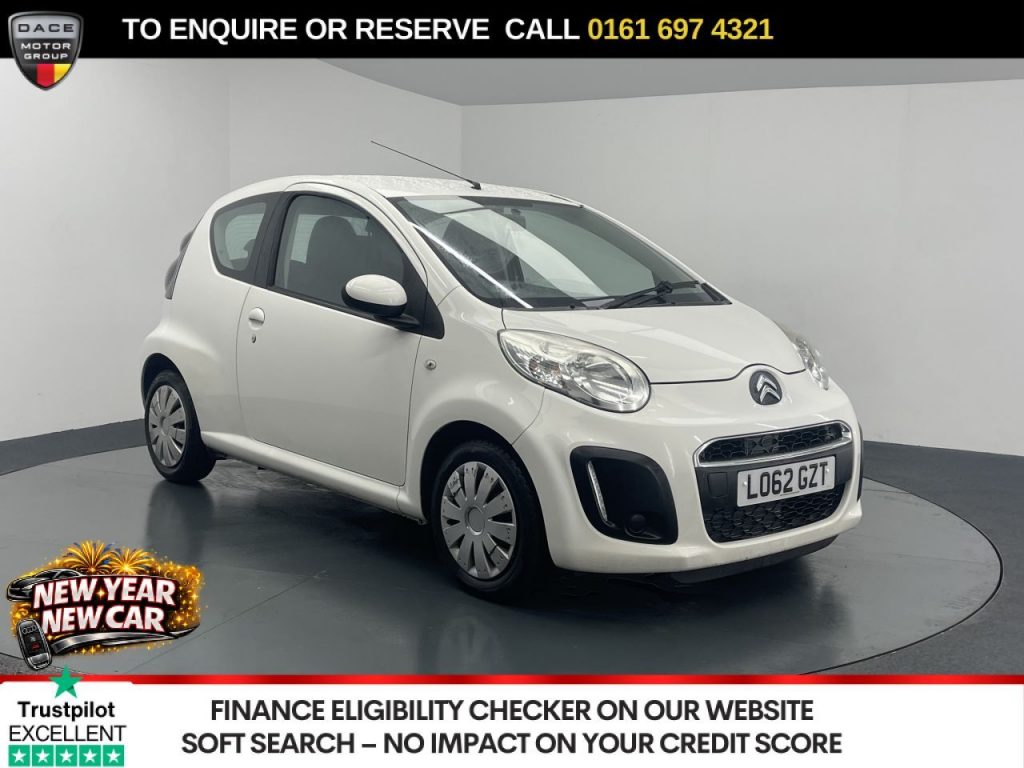 Used 2013 WHITE CITROEN C1 Hatchback 1.0i VTR Hatchback 3dr Petrol Manual Euro 5 (68 ps) (reg. 2013-01-12) for sale in Manchester
