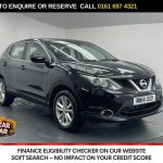Used 2014 BLACK NISSAN QASHQAI SUV 1.2 DIG-T Acenta SUV 5dr Petrol Manual 2WD Euro 5 (s/s) (115 ps) (reg. 2014-06-11) for sale in Manchester