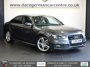 Used 2015 GREY AUDI A4 Saloon 2.0 TDI S line Saloon 4dr Diesel Manual quattro Euro 6 (s/s) (Nav) (190 ps) (reg. 2015-10-12) for sale in Altrincham