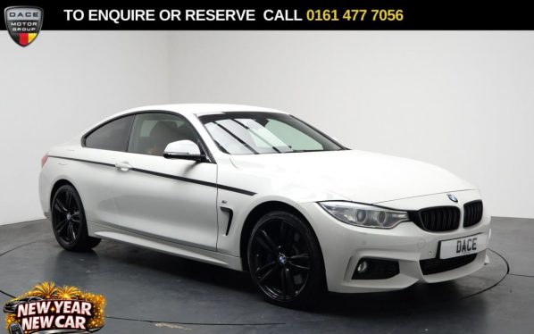 Used 2015 WHITE BMW 4 SERIES Coupe 3.0 430d M Sport Coupe 2dr Diesel Auto xDrive Euro 6 (s/s) (258 ps) (reg. 2015-01-07) for sale in Stockport