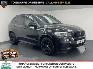 Used 2016 BLACK BMW X5 SUV 3.0 40d M Sport SUV 5dr Diesel Auto xDrive Euro 6 (s/s) (313 ps) (reg. 2016-04-29) for sale in Manchester