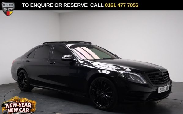 Used 2016 BLACK MERCEDES-BENZ S-CLASS Saloon 2.1 S300Ldh AMG Line (Executive) Saloon 4dr Diesel Hybrid G-Tronic+ Euro 6 (s/s) (231 ps) (reg. 2016-09-30) for sale in Stockport
