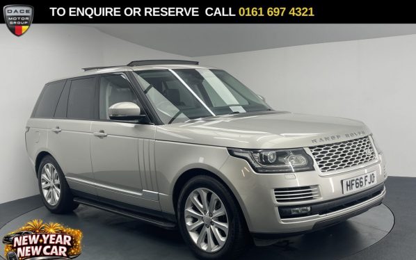 Used 2016 GOLD LAND ROVER RANGE ROVER SUV 3.0 TD V6 Vogue SE SUV 5dr Diesel Auto 4WD Euro 6 (s/s) (258 ps) (reg. 2016-09-30) for sale in Manchester Trade