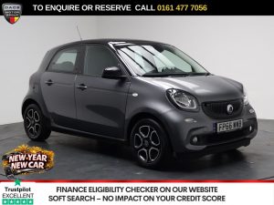 Used 2016 GREY SMART FORFOUR Hatchback 0.9T Prime (Premium Plus) Hatchback 5dr Petrol Manual Euro 6 (s/s) (90 ps) (reg. 2016-11-09) for sale in Stockport