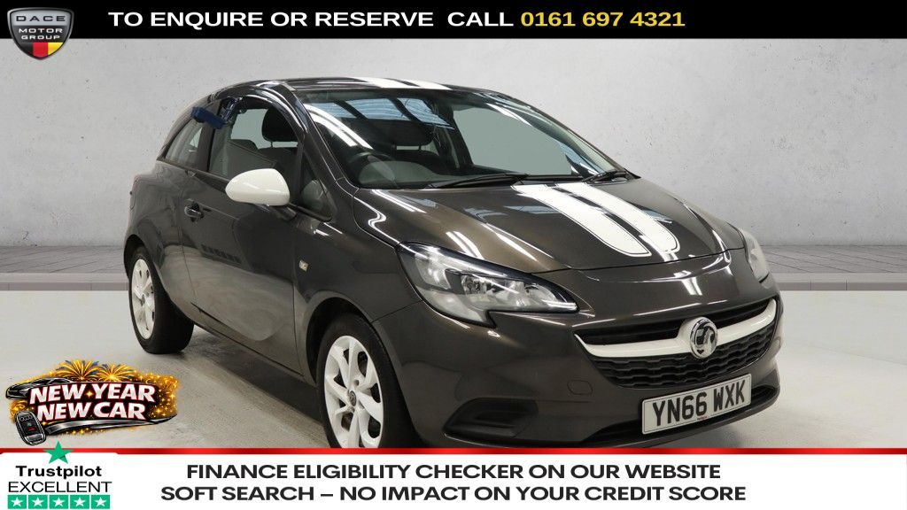Used 2016 GREY VAUXHALL CORSA Hatchback 1.4i ecoFLEX Sting Hatchback 3dr Petrol Manual Euro 6 (75 ps) (reg. 2016-09-29) for sale in Manchester