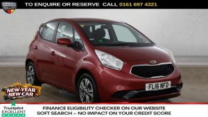Used 2016 RED KIA VENGA MPV 1.4 2 MPV 5dr Petrol Manual Euro 6 (s/s) (89 bhp) (reg. 2016-03-29) for sale in Manchester