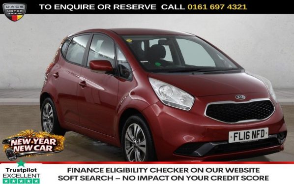 Used 2016 RED KIA VENGA MPV 1.4 2 MPV 5dr Petrol Manual Euro 6 (s/s) (89 bhp) (reg. 2016-03-29) for sale in Manchester