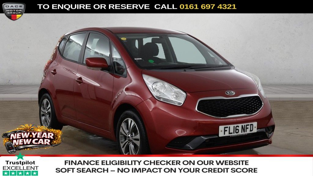 Used 2016 RED KIA VENGA MPV 1.4 2 MPV 5dr Petrol Manual Euro 6 (s/s) (89 bhp) (reg. 2016-03-29) for sale in Manchester