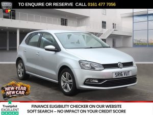 Used 2016 SILVER VOLKSWAGEN POLO Hatchback 1.2 TSI BlueMotion Tech Match Hatchback 5dr Petrol Manual Euro 6 (s/s) (90 ps) (reg. 2016-05-30) for sale in Stockport
