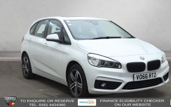 Used 2016 WHITE BMW 2 SERIES ACTIVE TOURER MPV 2.0 220i Sport MPV 5dr Petrol Manual Euro 6 (s/s) (192 ps) (reg. 2016-09-29) for sale in Altrincham