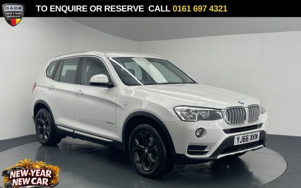 Used 2016 WHITE BMW X3 SUV 3.0 30d xLine SUV 5dr Diesel Auto xDrive Euro 6 (s/s) (258 ps) (reg. 2016-10-10) for sale in Manchester