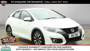 Used 2016 WHITE HONDA CIVIC Hatchback 1.8 i-VTEC SE Plus (Navi) Hatchback 5dr Petrol Auto Euro 6 (142 ps) (reg. 2016-09-29) for sale in Manchester