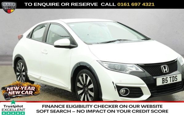 Used 2016 WHITE HONDA CIVIC Hatchback 1.8 i-VTEC SE Plus (Navi) Hatchback 5dr Petrol Auto Euro 6 (142 ps) (reg. 2016-09-29) for sale in Manchester